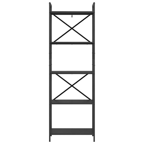 vidaXL Bookshelf Black Oak 56 x 34 x 171 cm Engineered Wood