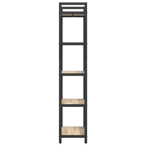 vidaXL Bookshelf Sonoma Oak 56 x 34 x 171 cm Engineered Wood