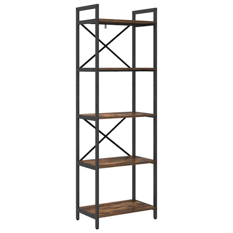 vidaXL Bookshelf Smoked Oak 56 x 34 x 171 cm Engineered Wood