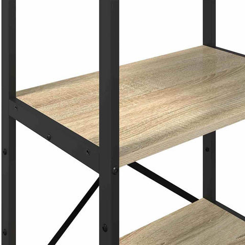 vidaXL Bookshelf Sonoma Oak 56 x 34 x 133.5 cm Engineered Wood