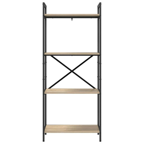 vidaXL Bookshelf Sonoma Oak 56 x 34 x 133.5 cm Engineered Wood