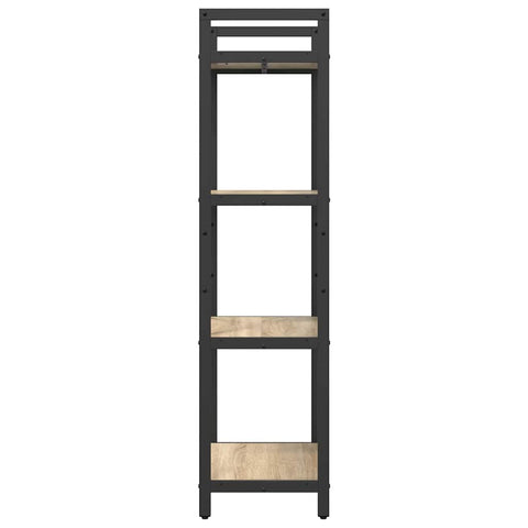 vidaXL Bookshelf Sonoma Oak 56 x 34 x 133.5 cm Engineered Wood
