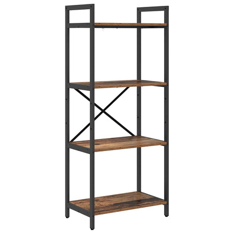 vidaXL Bookshelf Old Wood 56 x 34 x 133.5 cm Engineered Wood