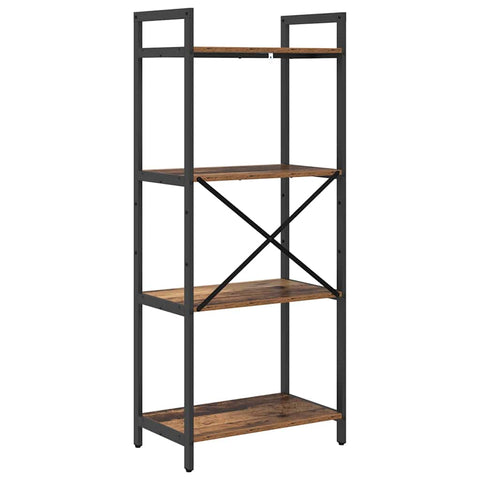 vidaXL Bookshelf Old Wood 56 x 34 x 133.5 cm Engineered Wood