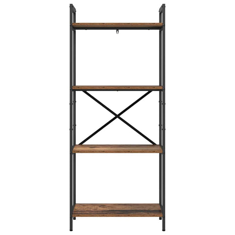 vidaXL Bookshelf Old Wood 56 x 34 x 133.5 cm Engineered Wood