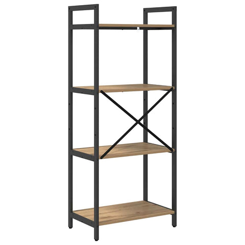 vidaXL Bookshelf Artisan Oak 56 x 34 x 133.5 cm Engineered Wood