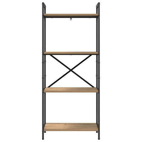 vidaXL Bookshelf Artisan Oak 56 x 34 x 133.5 cm Engineered Wood