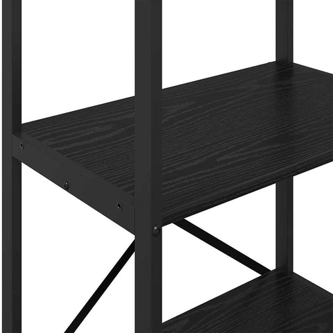 vidaXL Bookshelf Black Oak 56 x 34 x 96 cm Engineered Wood