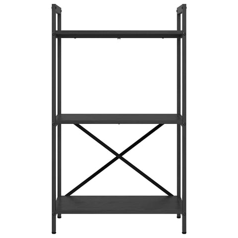 vidaXL Bookshelf Black Oak 56 x 34 x 96 cm Engineered Wood