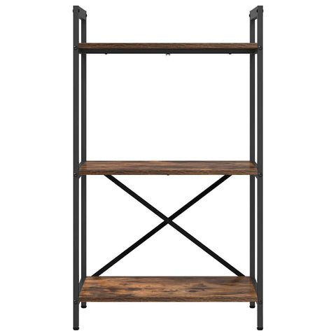 vidaXL Bookshelf Smoked Oak 56 x 34 x 96 cm Engineered Wood