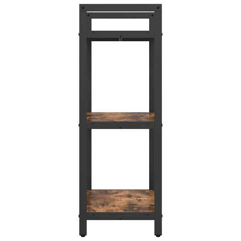 vidaXL Bookshelf Smoked Oak 56 x 34 x 96 cm Engineered Wood