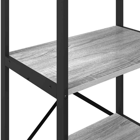 vidaXL Bookshelf Grey Sonoma 56 x 34 x 96 cm Engineered Wood