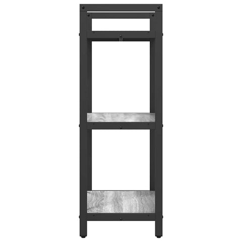 vidaXL Bookshelf Grey Sonoma 56 x 34 x 96 cm Engineered Wood