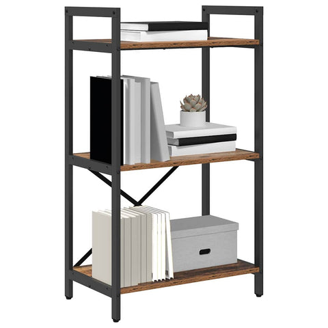 vidaXL Bookshelf Old Wood 56 x 34 x 96 cm Engineered Wood