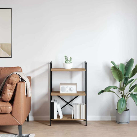 vidaXL Bookshelf Artisan Oak 56 x 34 x 96 cm Engineered Wood