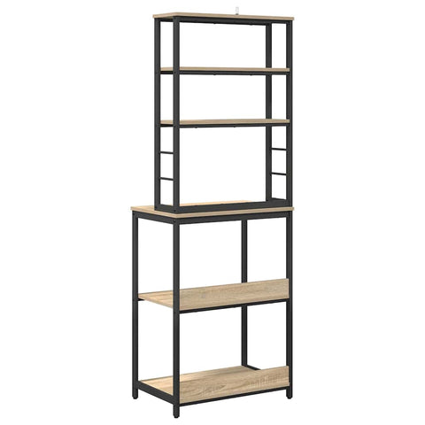 vidaXL Kitchen Shelf Sonoma Oak 60 x 40 x 168 cm Engineered Wood