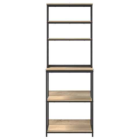 vidaXL Kitchen Shelf Sonoma Oak 60 x 40 x 168 cm Engineered Wood