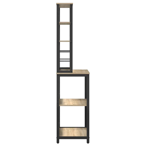 vidaXL Kitchen Shelf Sonoma Oak 60 x 40 x 168 cm Engineered Wood