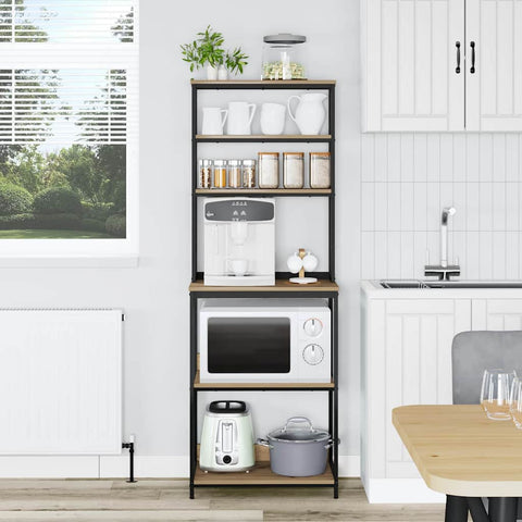 vidaXL Kitchen Shelf Artisan Oak 60 x 40 x 168 cm Engineered Wood