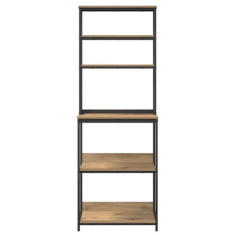 vidaXL Kitchen Shelf Artisan Oak 60 x 40 x 168 cm Engineered Wood