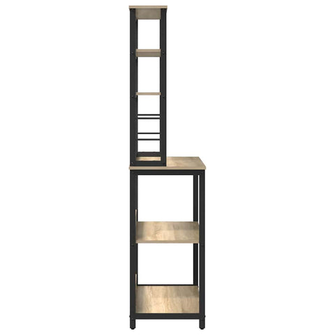 vidaXL Kitchen Shelf Sonoma Oak 80 x 40 x 168 cm Engineered Wood