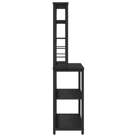 vidaXL Kitchen Shelf Black Oak 100 x 40 x 168 cm Engineered Wood