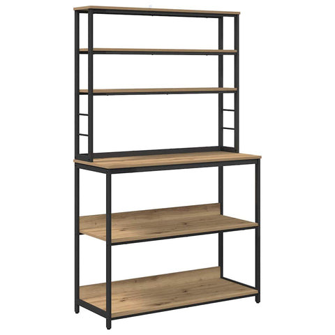 vidaXL Kitchen Shelf Artisan Oak 100 x 40 x 168 cm Engineered Wood