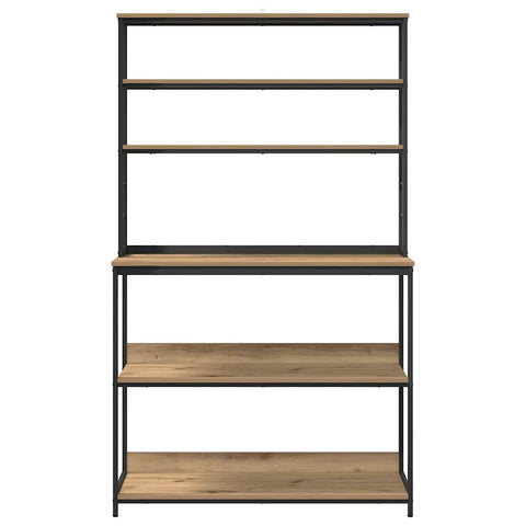 vidaXL Kitchen Shelf Artisan Oak 100 x 40 x 168 cm Engineered Wood