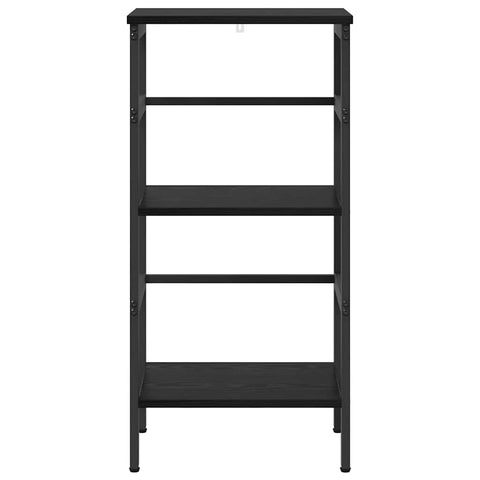 vidaXL Bookshelf Black Oak 40 x 29.5 x 81 cm Engineered Wood