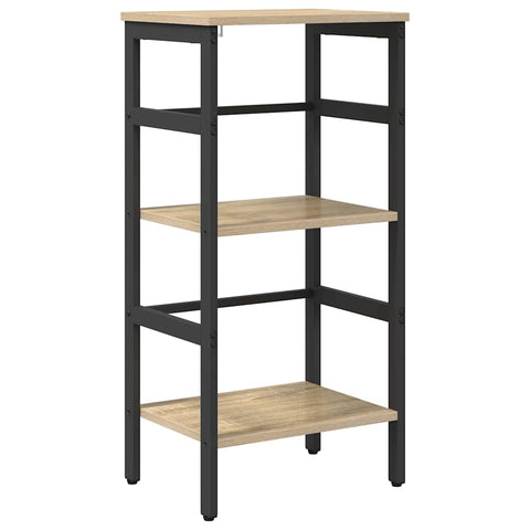 vidaXL Bookshelf Sonoma Oak 40 x 29.5 x 81 cm Engineered Wood