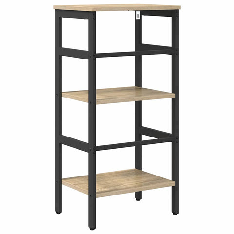 vidaXL Bookshelf Sonoma Oak 40 x 29.5 x 81 cm Engineered Wood