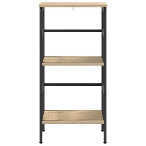 vidaXL Bookshelf Sonoma Oak 40 x 29.5 x 81 cm Engineered Wood
