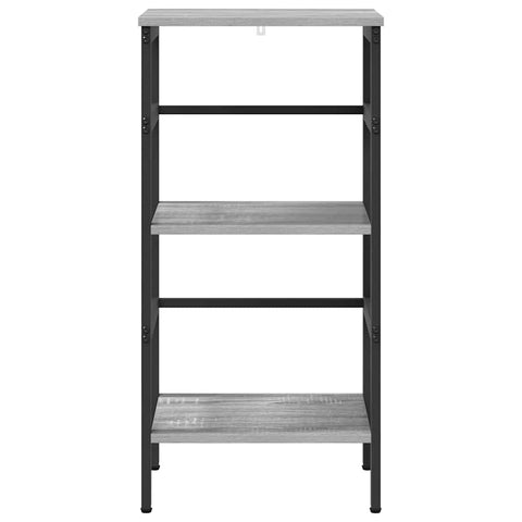 vidaXL Bookshelf Grey Sonoma 40 x 29.5 x 81 cm Engineered Wood