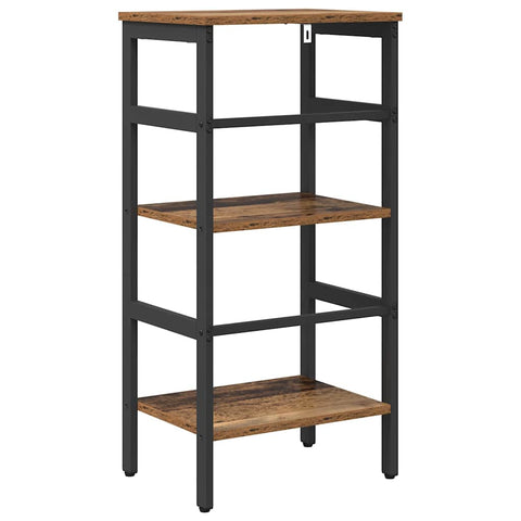 vidaXL Bookshelf Old Wood 40 x 29.5 x 81 cm Engineered Wood