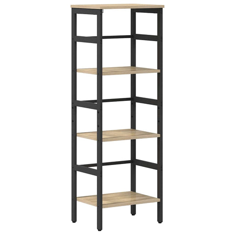 vidaXL Bookshelf Sonoma Oak 40 x 29.5 x 115 cm Engineered Wood
