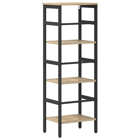 vidaXL Bookshelf Sonoma Oak 40 x 29.5 x 115 cm Engineered Wood