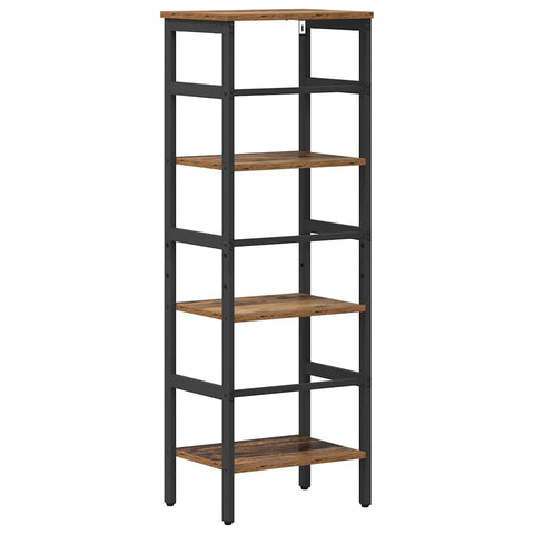 vidaXL Bookshelf Old Wood 40 x 29.5 x 115 cm Engineered Wood
