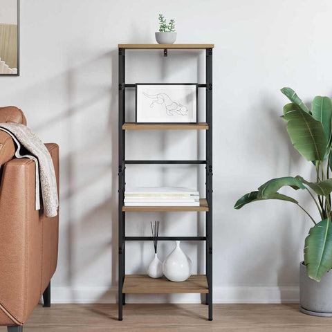 vidaXL Bookshelf Artisan Oak 40 x 29.5 x 115 cm Engineered Wood