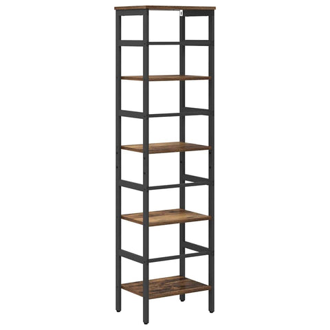 vidaXL Bookshelf Old Wood 40 x 29.5 x 149 cm Engineered Wood