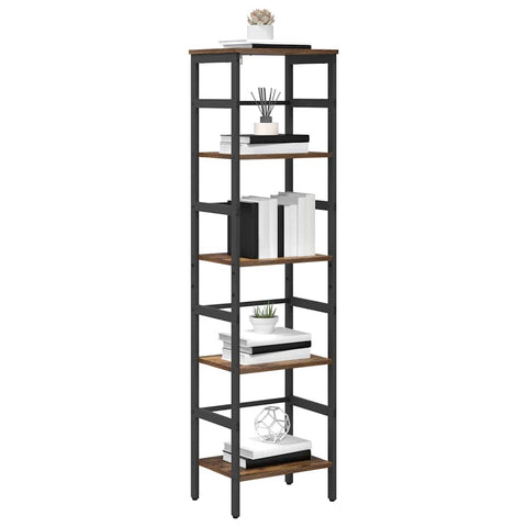 vidaXL Bookshelf Old Wood 40 x 29.5 x 149 cm Engineered Wood
