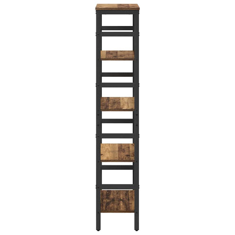 vidaXL Bookshelf Old Wood 40 x 29.5 x 149 cm Engineered Wood