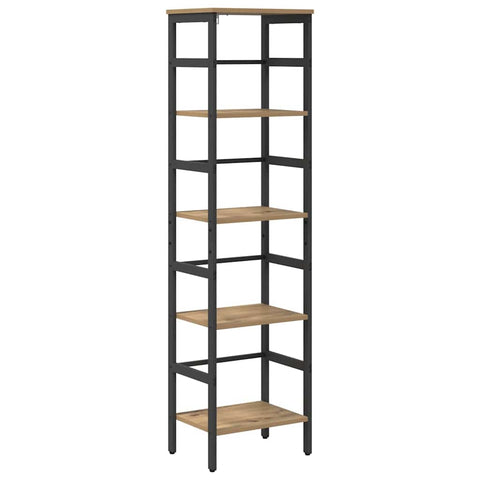 vidaXL Bookshelf Artisan Oak 40 x 29.5 x 149 cm Engineered Wood