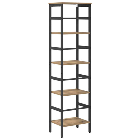 vidaXL Bookshelf Artisan Oak 40 x 29.5 x 149 cm Engineered Wood