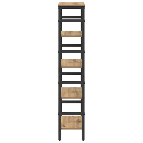 vidaXL Bookshelf Artisan Oak 40 x 29.5 x 149 cm Engineered Wood