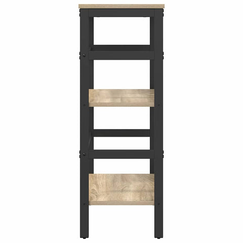 vidaXL Bookshelf Sonoma Oak 60 x 29.5 x 81 cm Engineered Wood