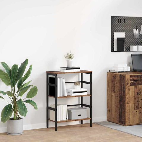 vidaXL Bookshelf Old Wood 60 x 29.5 x 81 cm Engineered Wood