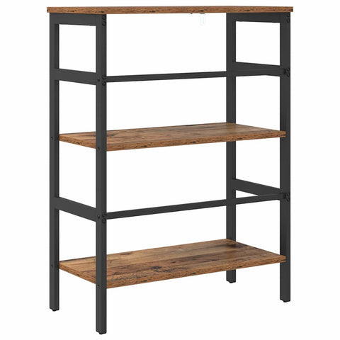 vidaXL Bookshelf Old Wood 60 x 29.5 x 81 cm Engineered Wood