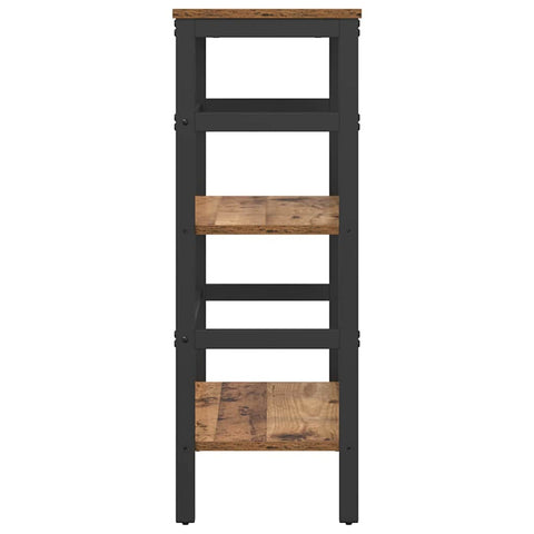 vidaXL Bookshelf Old Wood 60 x 29.5 x 81 cm Engineered Wood