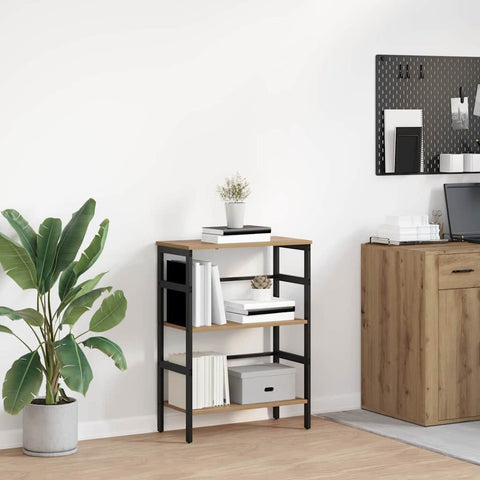 vidaXL Bookshelf Artisan Oak 60 x 29.5 x 81 cm Engineered Wood