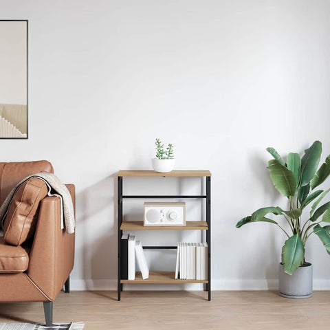 vidaXL Bookshelf Artisan Oak 60 x 29.5 x 81 cm Engineered Wood